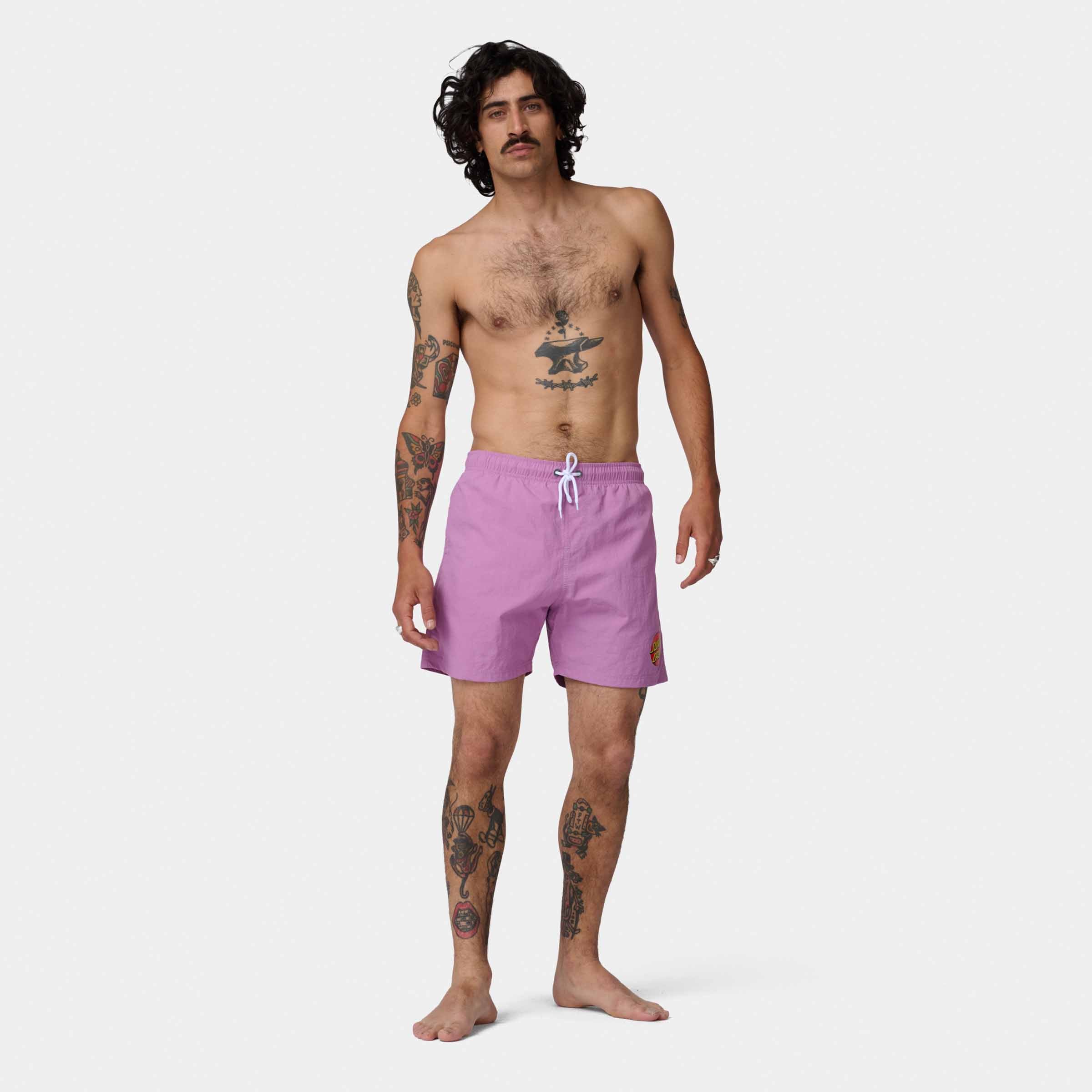 santa-cruz-skateboards-classic-dot-swimshort-costume-mare-uomo-aqua-react image 6