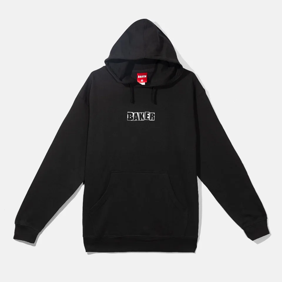 baker-skateboards-brand-logo-pullover-felpa-hoodie-con-cappuccio image 1