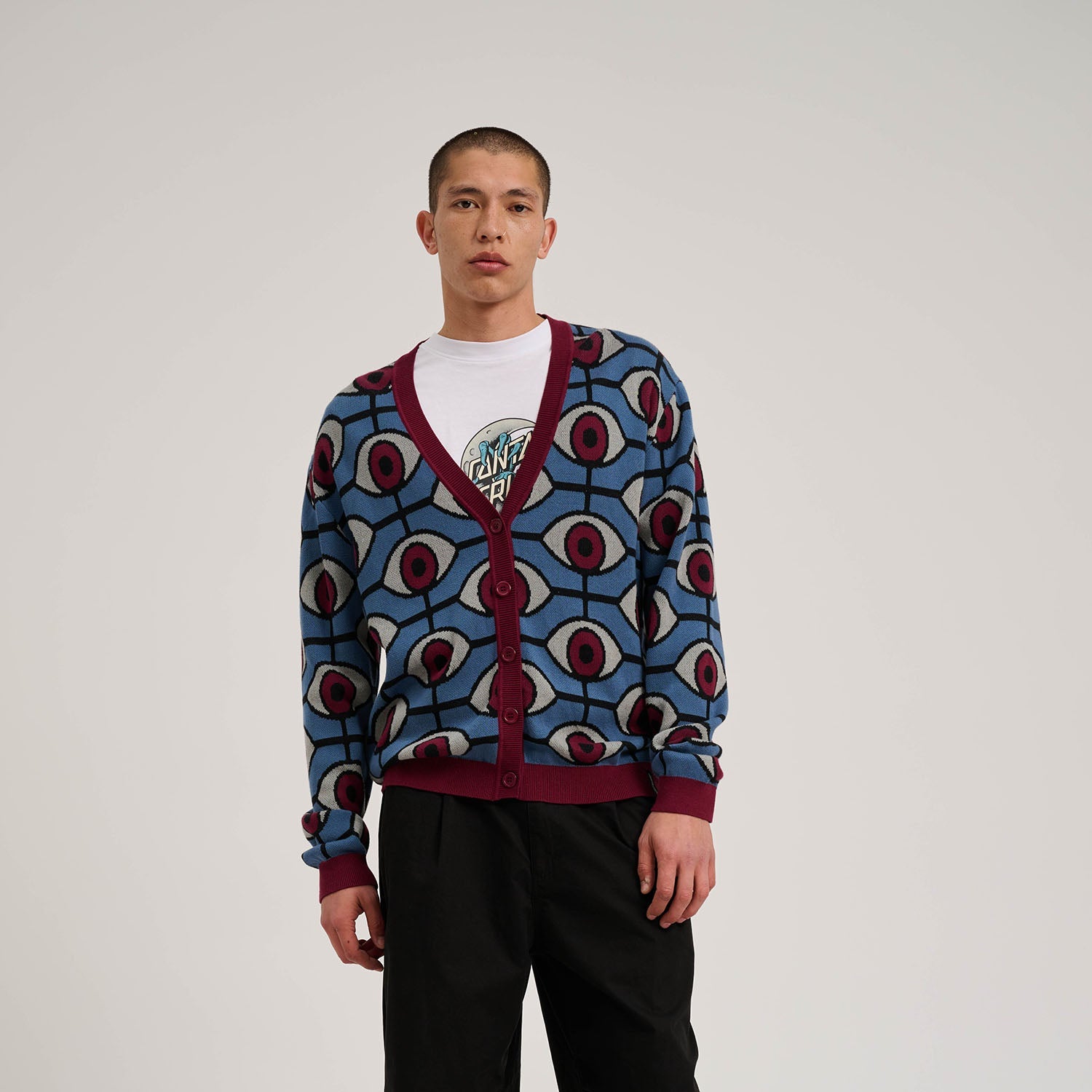 santa-cruz-skateboards-serro-cardigan-in-maglia image 3