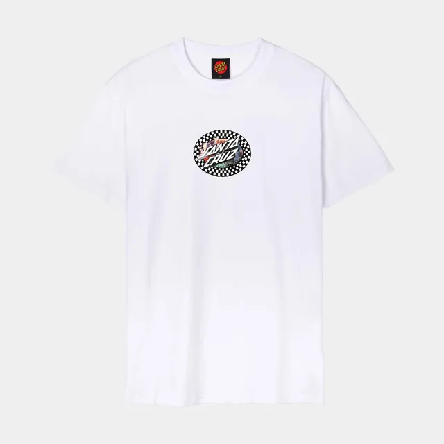 santa-cruz-skateboards-collage-oval-dot-t-shirt-uomo-maglietta-regular-fit-in-co image 1