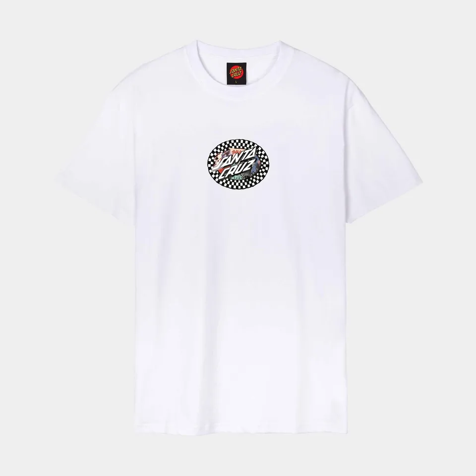 santa-cruz-skateboards-collage-oval-dot-t-shirt-uomo-maglietta-regular-fit-in-co image 1