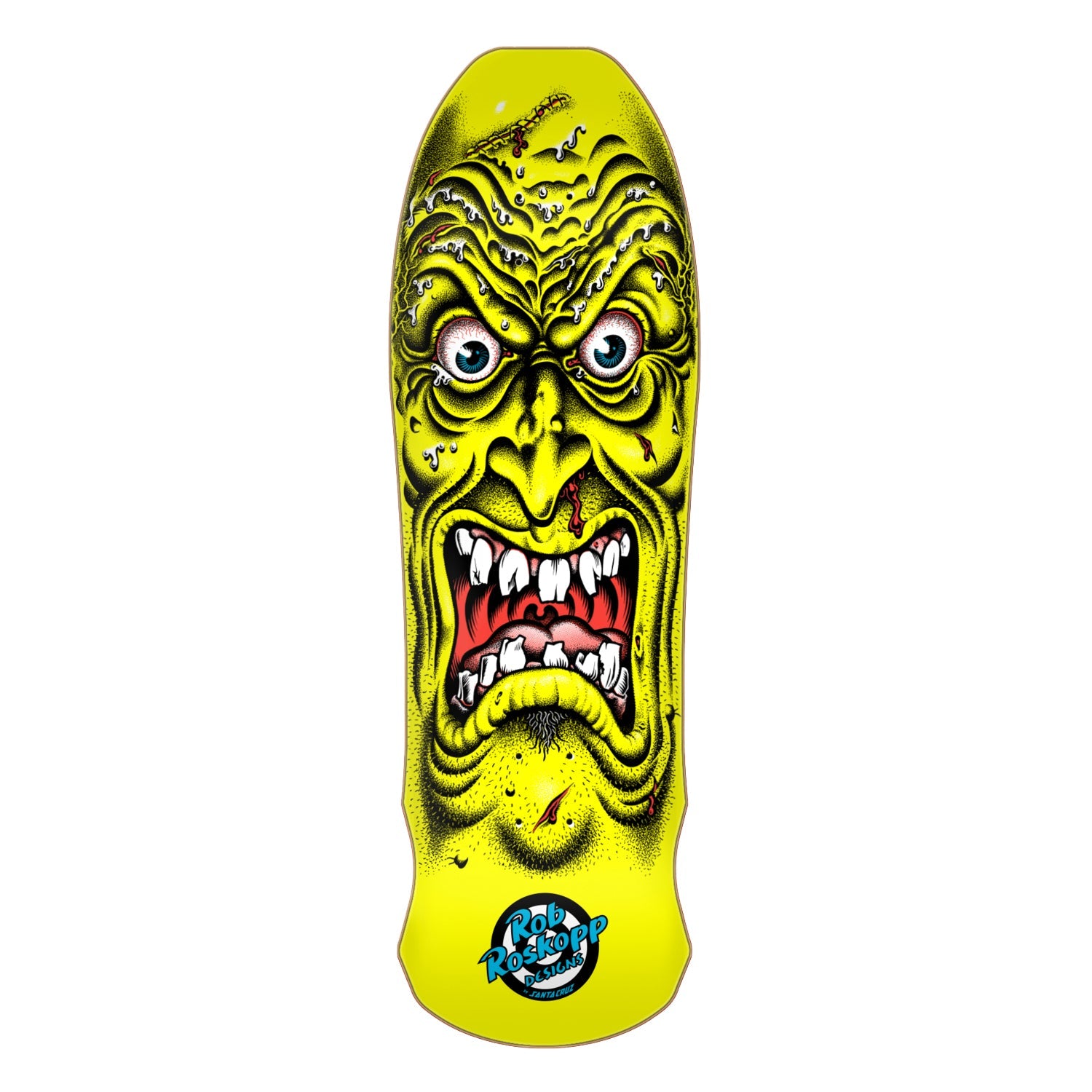 santa-cruz-skateboards-roskopp-face-reissue-tavola-skateboard-9-50in-x-31in-gial image 1