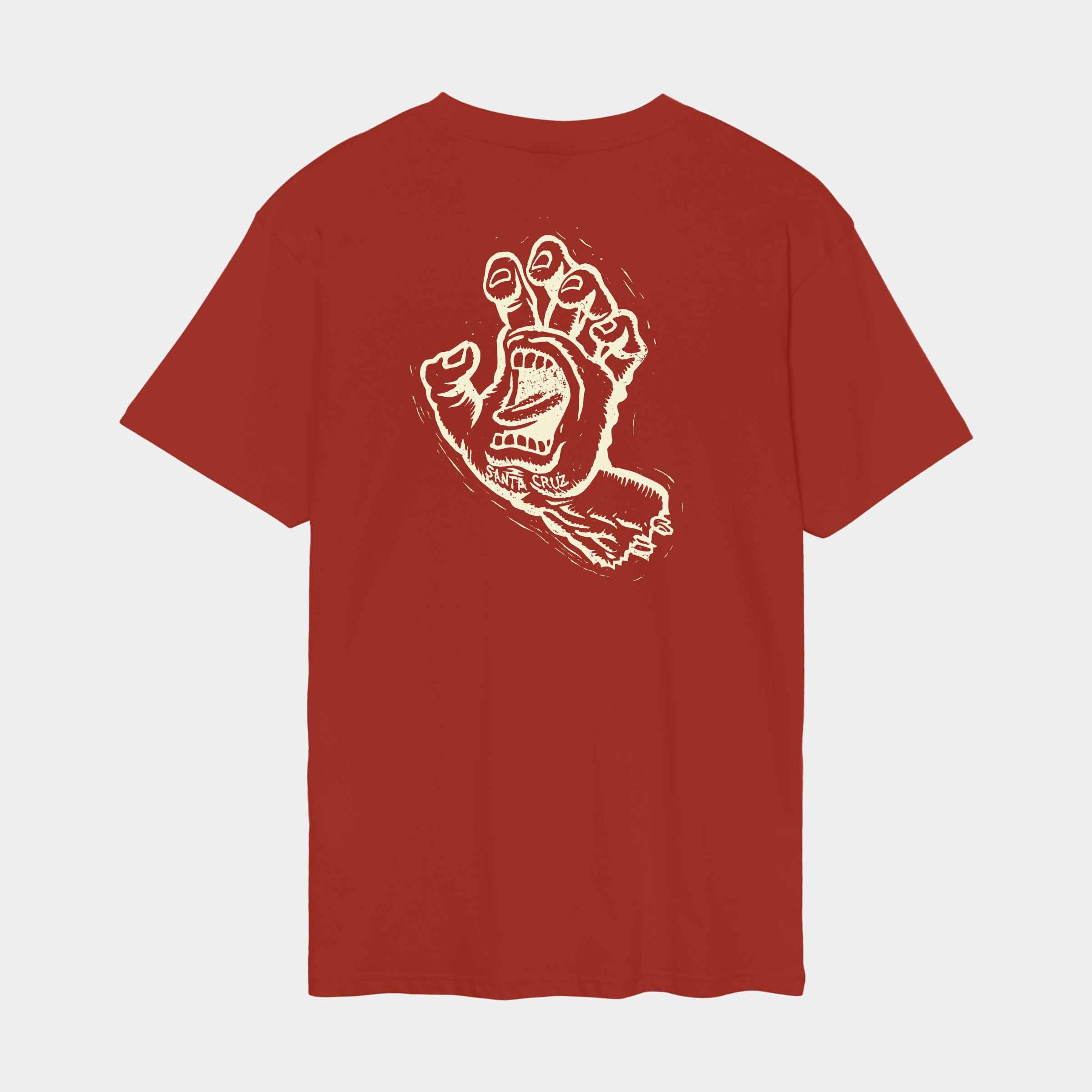 santa-cruz-skateboards-stamped-screaming-hand-t-shirt-t-shirt-uomo-cotone-organi image 1