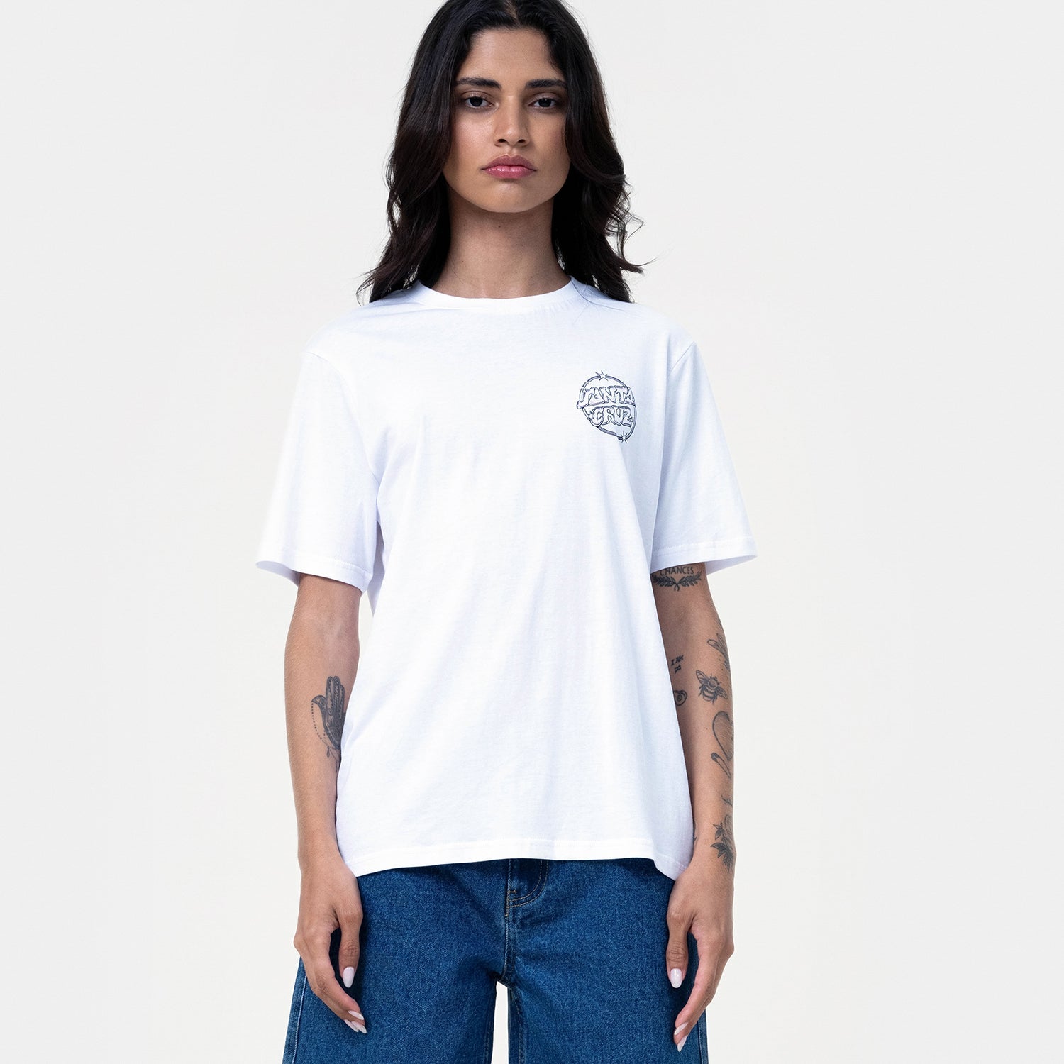 santa-cruz-skateboards-offshore-dot-t-shirt-donna-loose-fit image 4