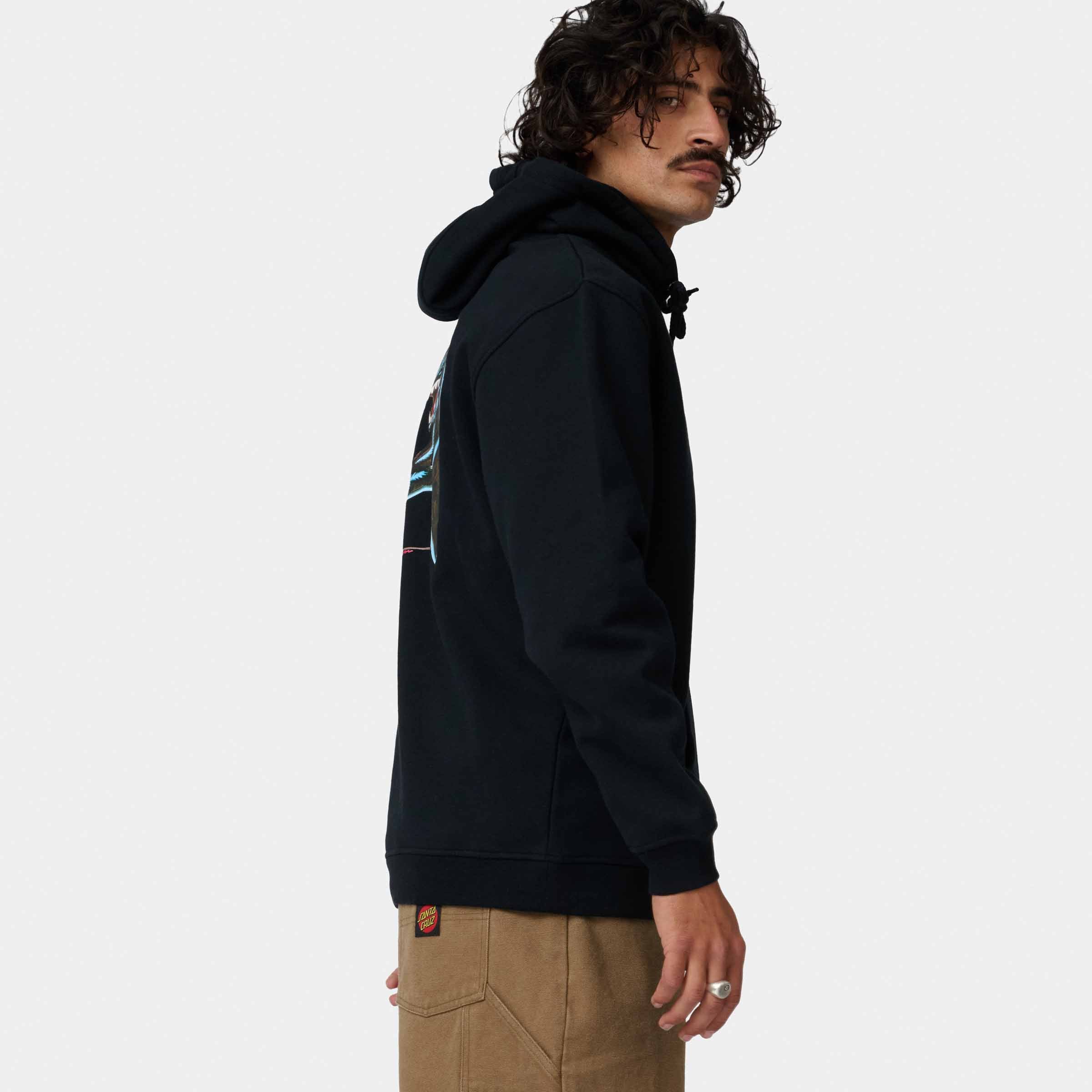 santa-cruz-skateboards-natas-sketch-panther-felpa-con-cappuccio-uomo-regular-fit image 5