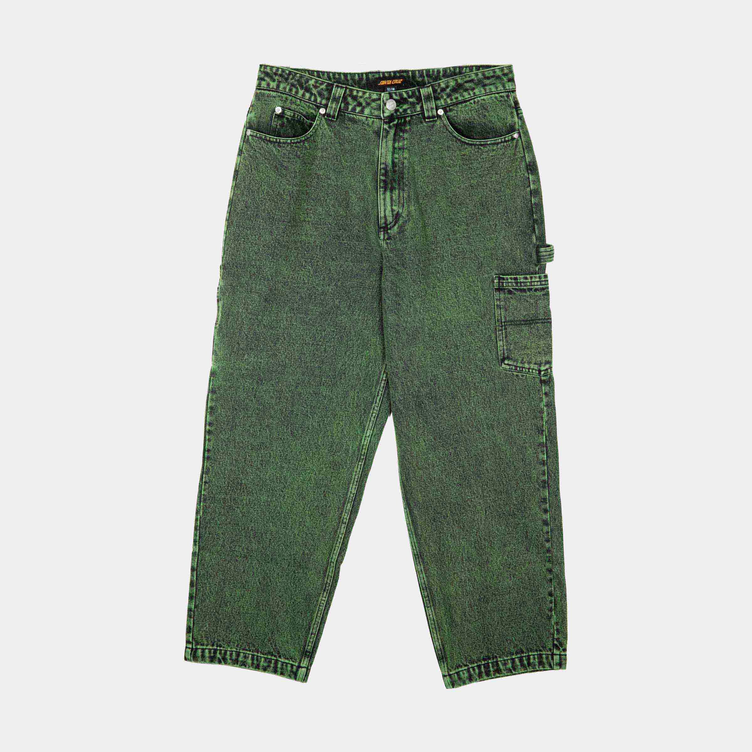 santa-cruz-skateboards-carpenter-big-pants-pantalone-denim-baggy-taglia-34 image 1
