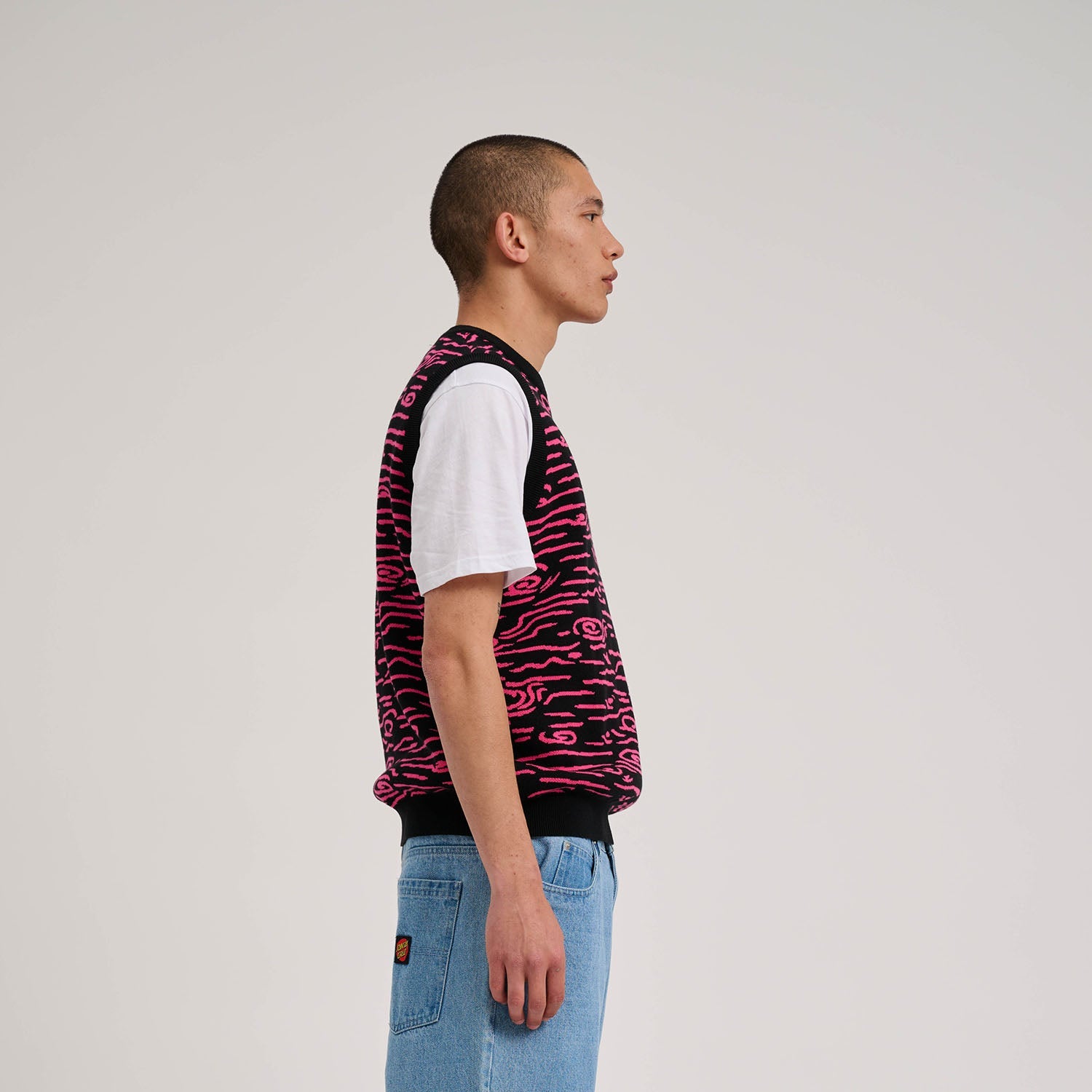 santa-cruz-skateboards-octo-knit-vest-gilet-in-maglia-cotone image 4