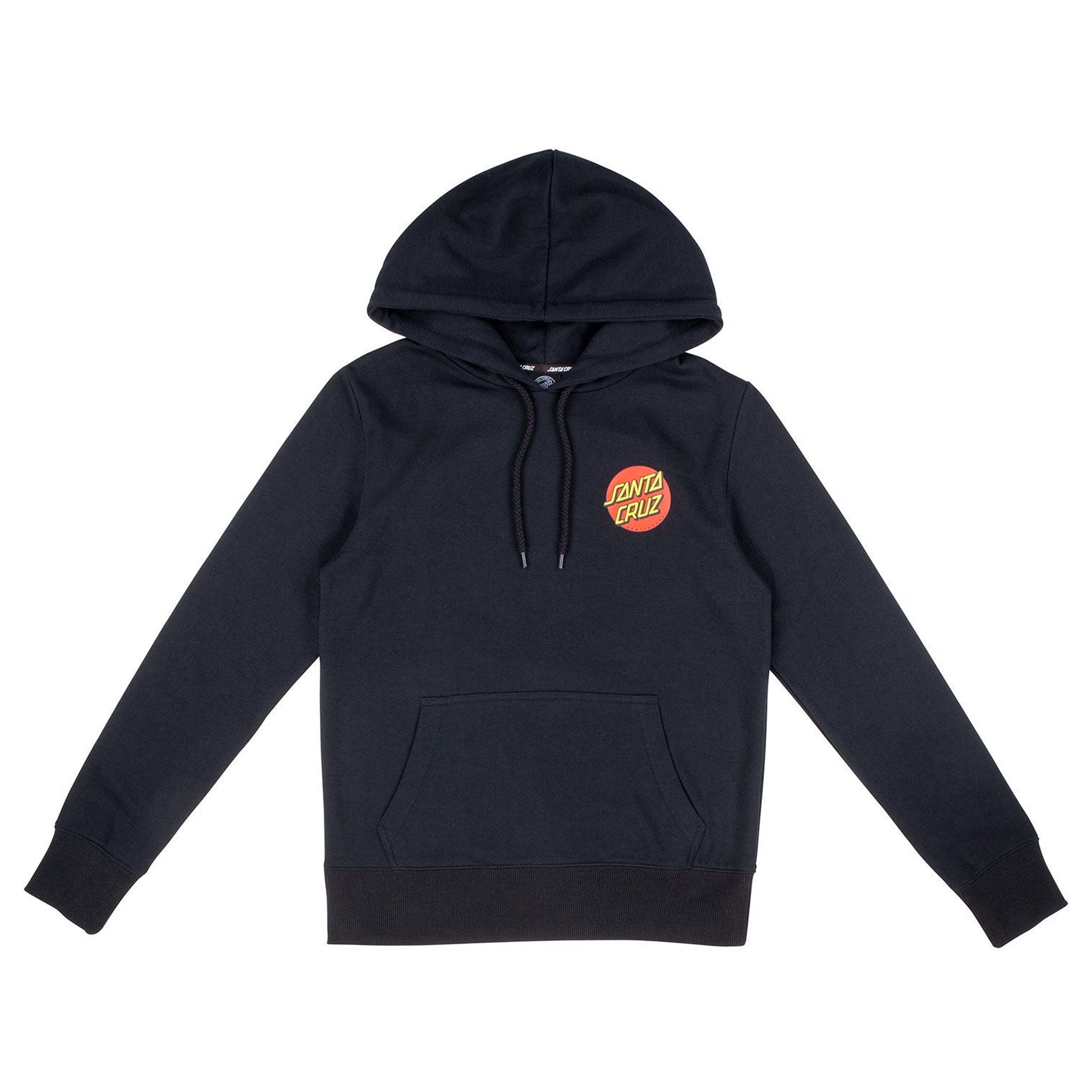 santa-cruz-skateboards-classic-dot-chest-hoodie-felpa-con-cappuccio image 2