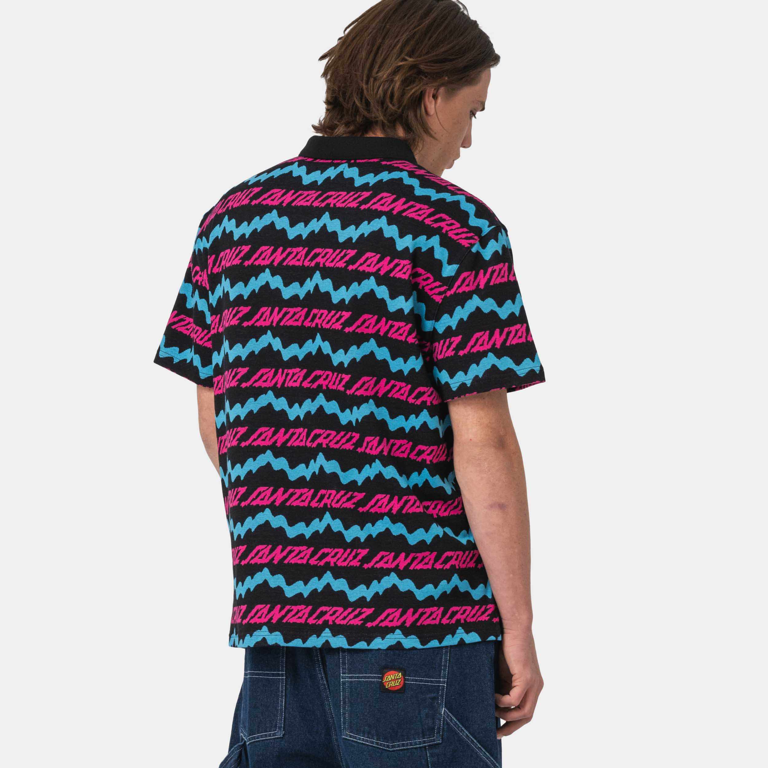 santa-cruz-skateboards-slime-drip-polo-a-manica-corta-uomo image 4