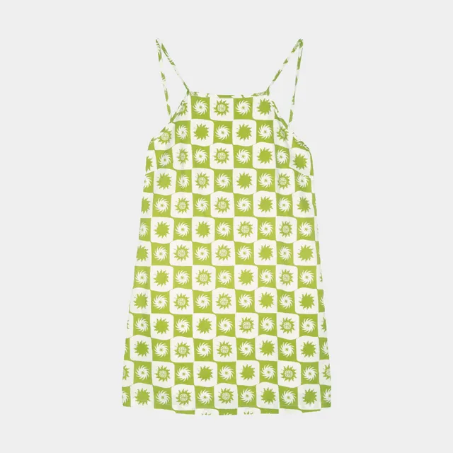 santa-cruz-skateboards-sun-daze-mini-dress-vestito-corto-cotone-fantasia image 1