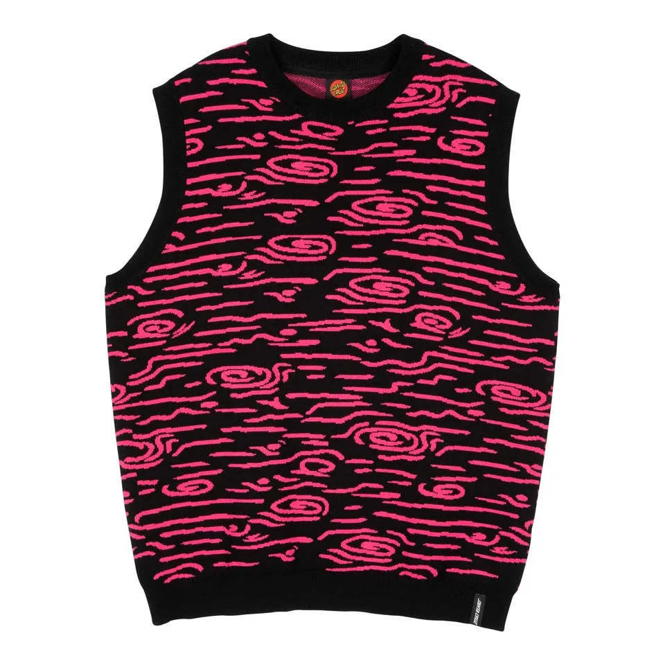 santa-cruz-skateboards-octo-knit-vest-gilet-in-maglia-cotone image 1