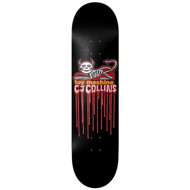toy-machine-cj-collins-devil-cat-8-25-tavola-skateboard-pro-deck image 1