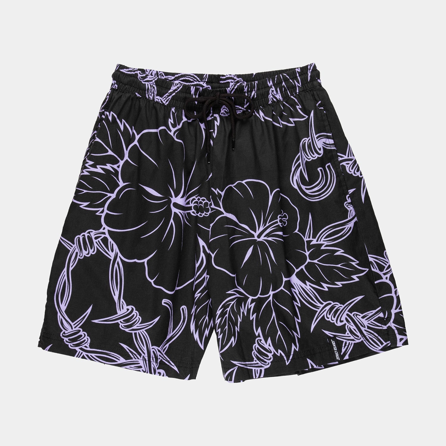 santa-cruz-skateboards-mono-cabana-shorts-donna-in-cotone image 6