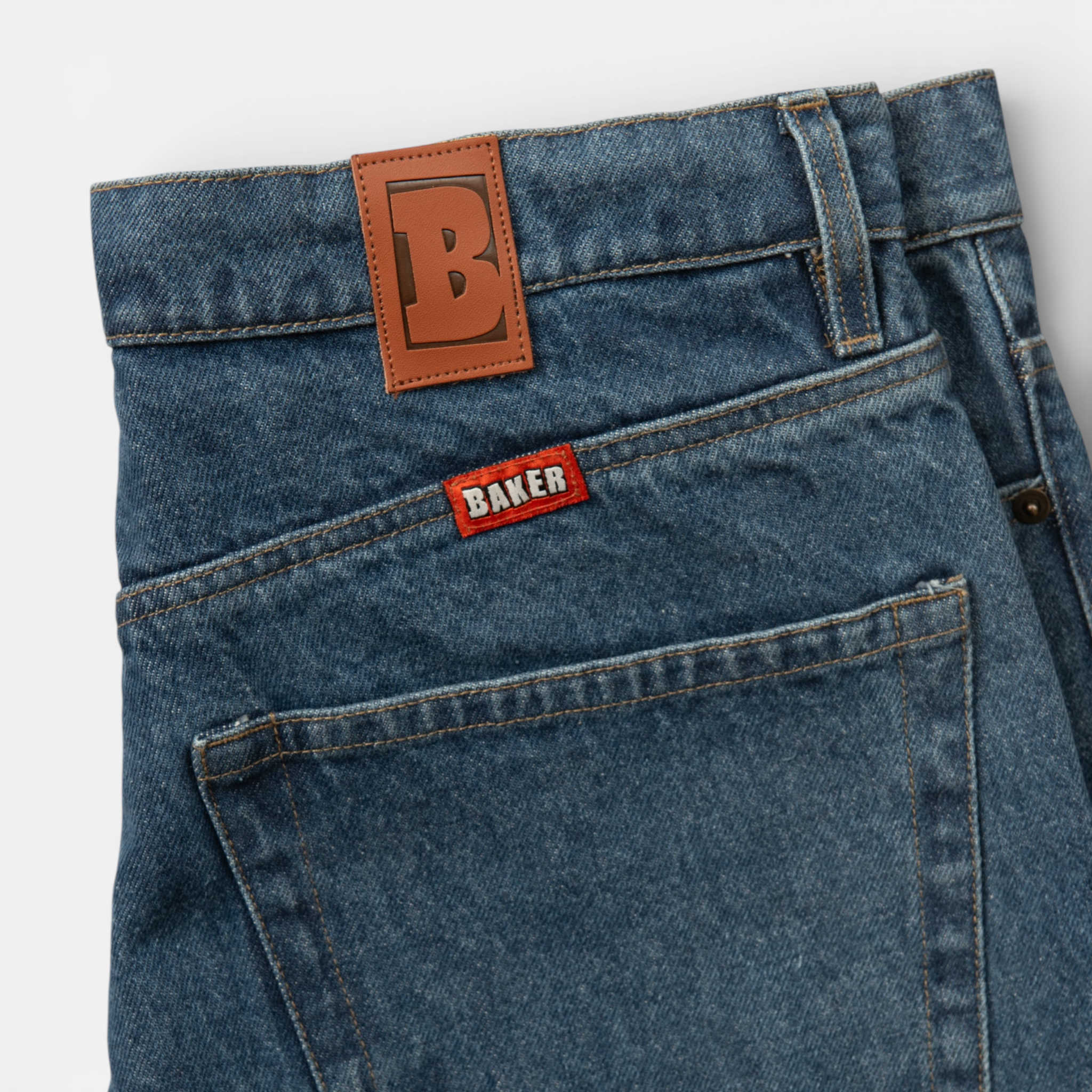 baker-skateboards-warner-jean-shorts-blue-pantaloncini-denim-blu image 5