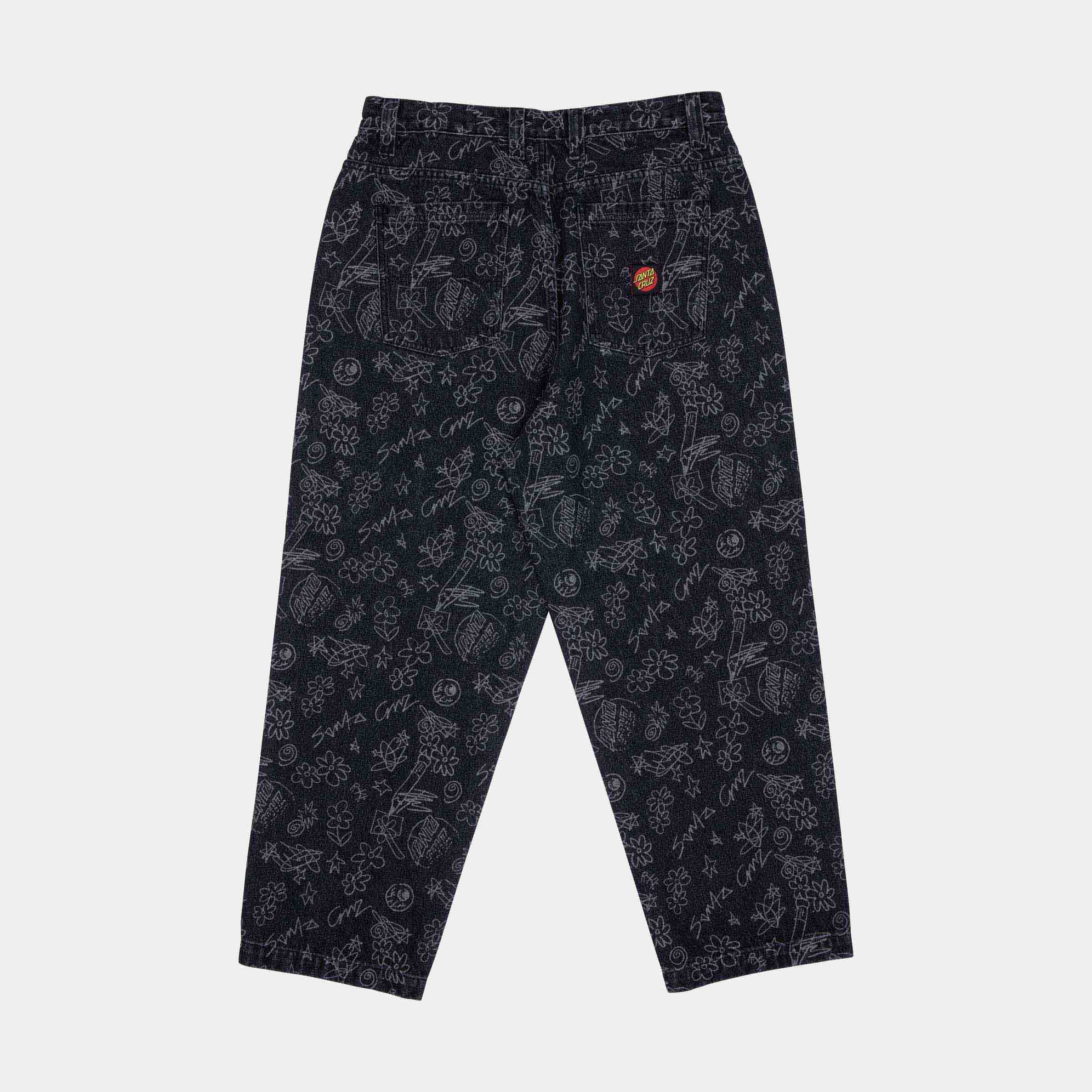 santa-cruz-skateboards-big-pants-jeans-baggy-13-5oz-denim image 2