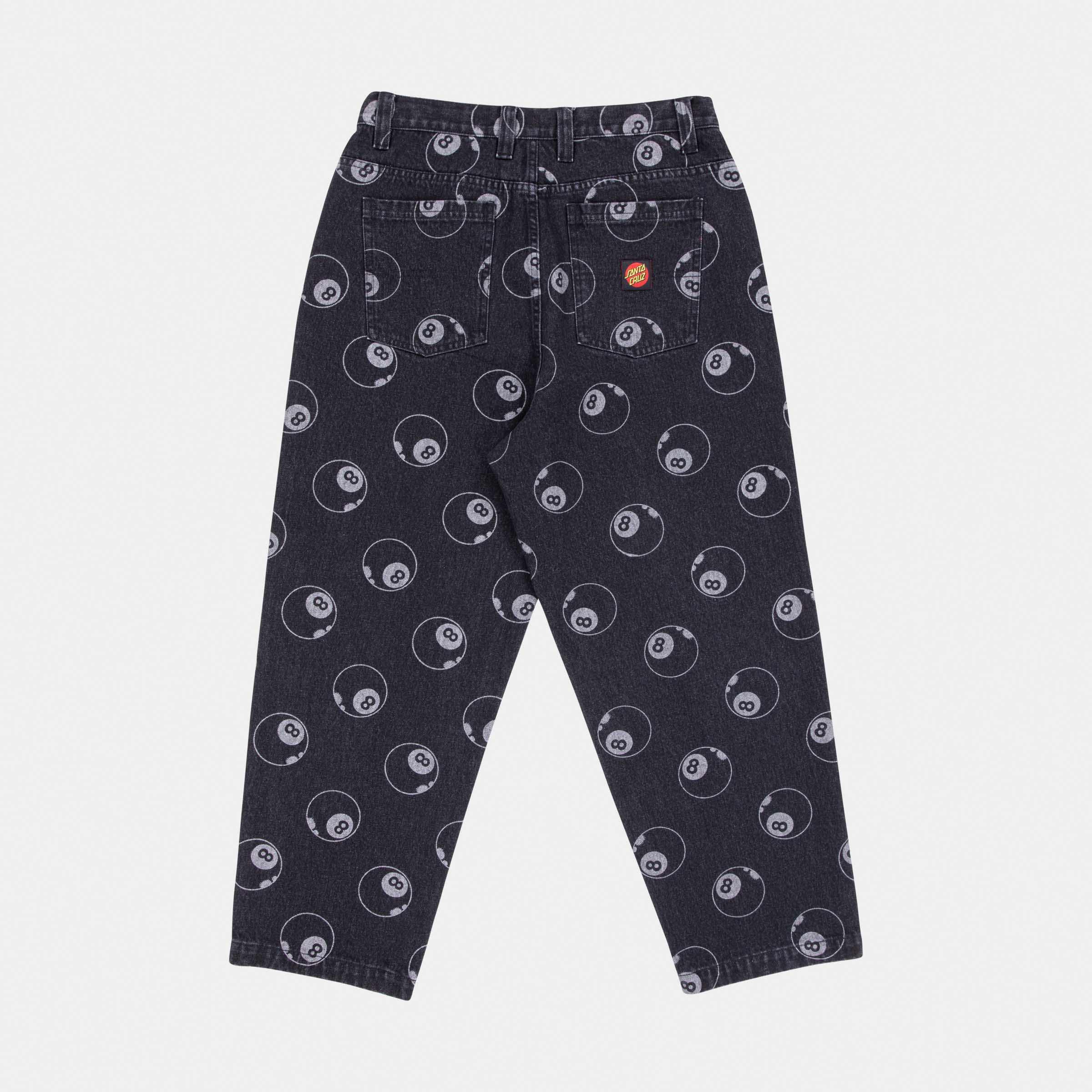 santa-cruz-skateboards-big-pants-baggy-denim-stampa-all-over-taglia-34 image 2