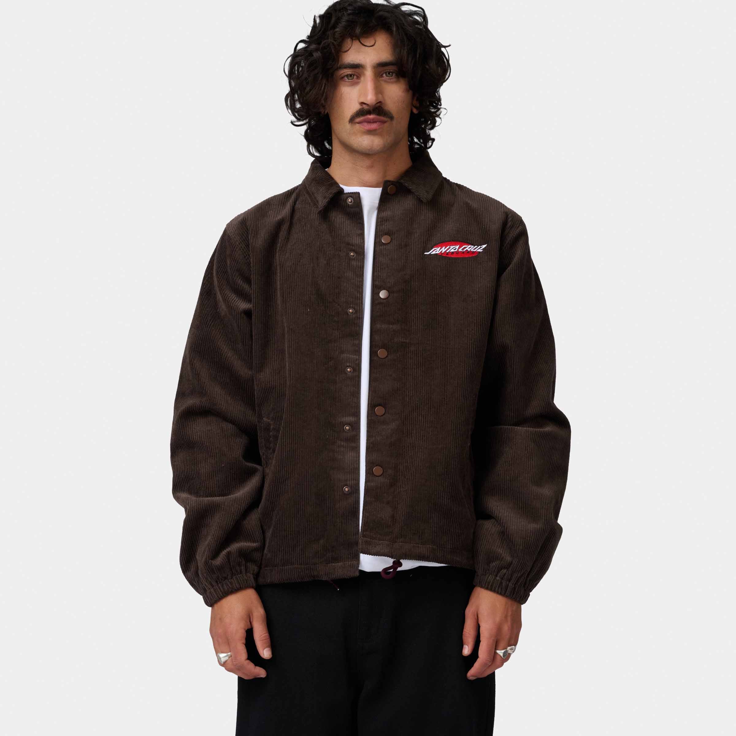 santa-cruz-skateboards-salba-voodoo-pit-giacca-coach-corduroy image 3