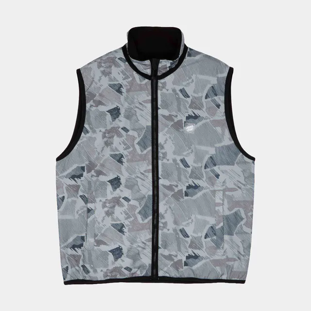 santa-cruz-skateboards-cache-gilet-reversibile-uomo-pile-stampa-all-over image 1
