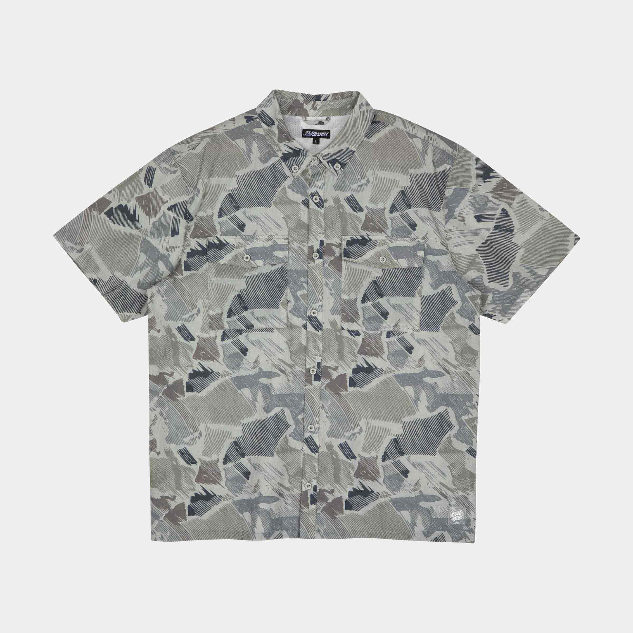 santa-cruz-skateboards-nico-camicia-manica-corta-uomo-in-popeline image 1